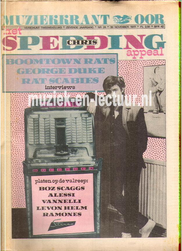 Muziekkrant Oor 1977 nr. 24 Muziekkrant Oor 1977 nr. 24